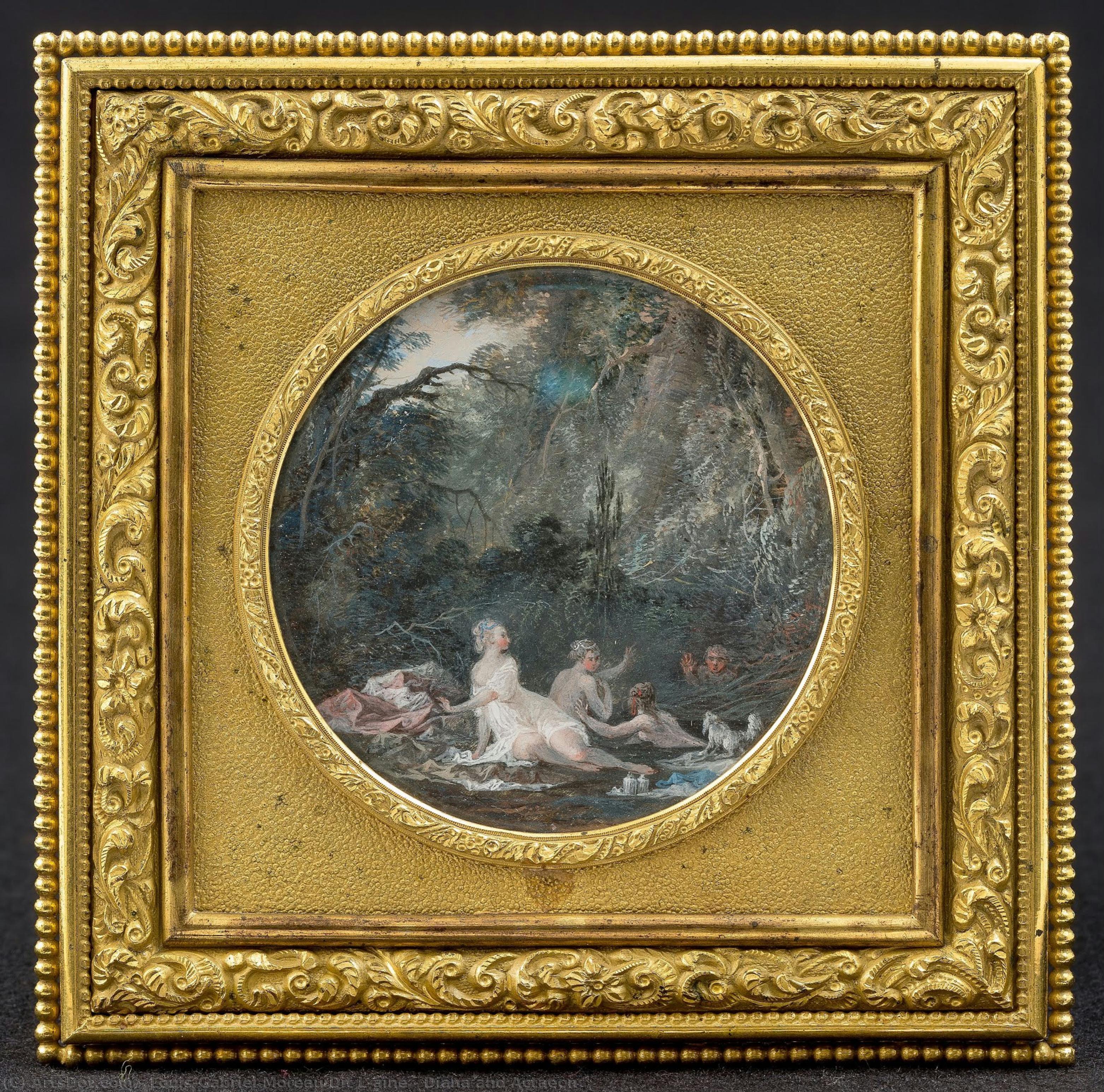 Diana And Actaeon — Louis-gabriel Moreau Dit L'aîné