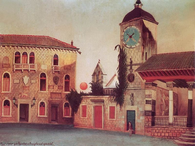 Sun Looking Back At Trau — Tivadar Csontváry Kosztka