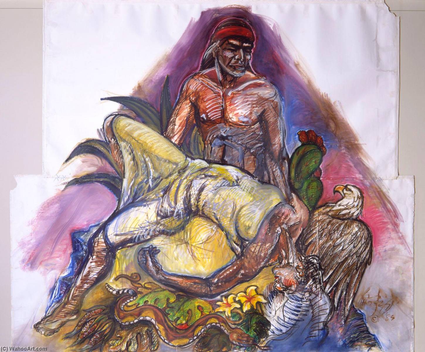 Drawing For Southwest Pieta — Luis Jiménez
