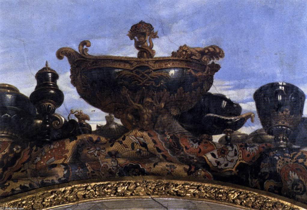 Precious Vessels (detail Of The Ceiling) — René Antoine Houasse