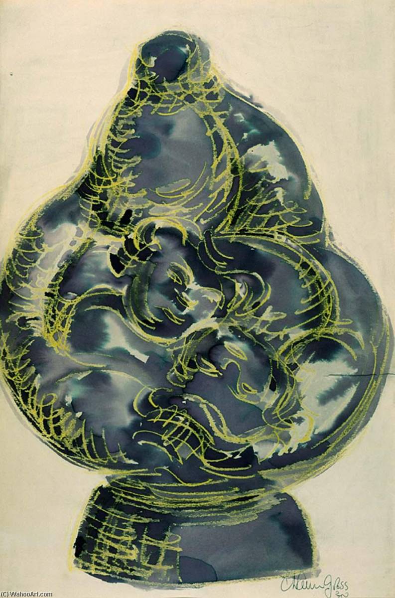 Study For Sculpture Reflection — Chaim Gross