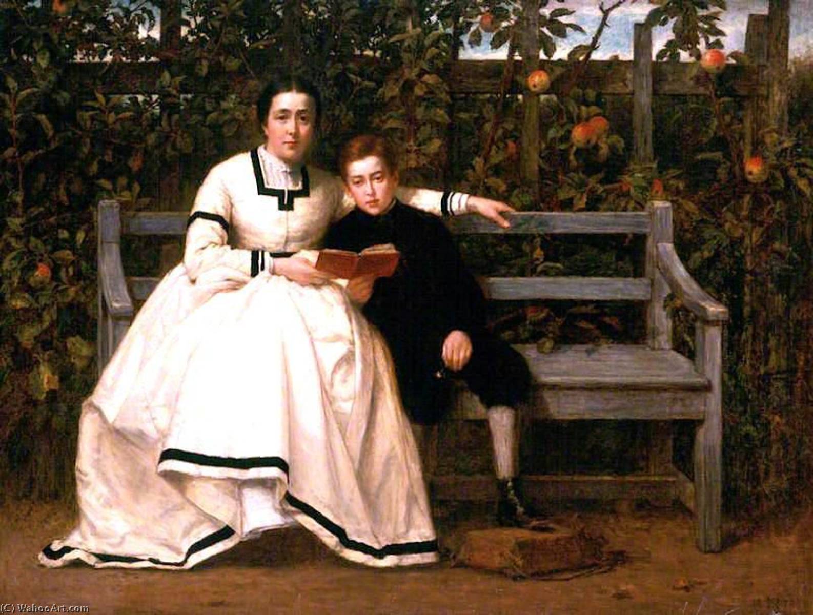 In The Garden At Auchlunies, Aberdeenshire — George Reid