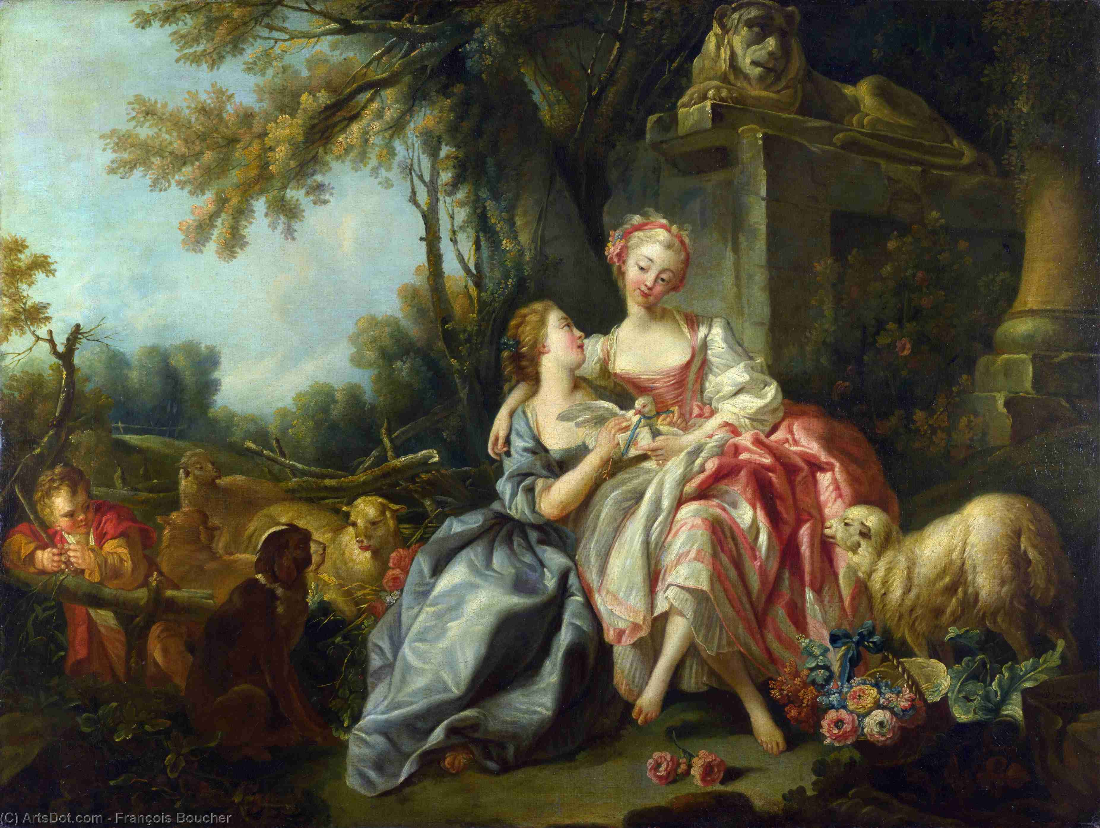 The Billet-doux — François Boucher