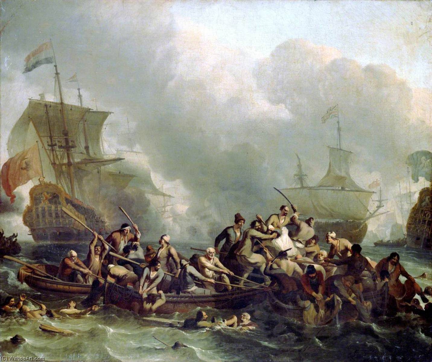 The Battle Of Texel, 11 August 1673 — Ludolf Backhuysen I