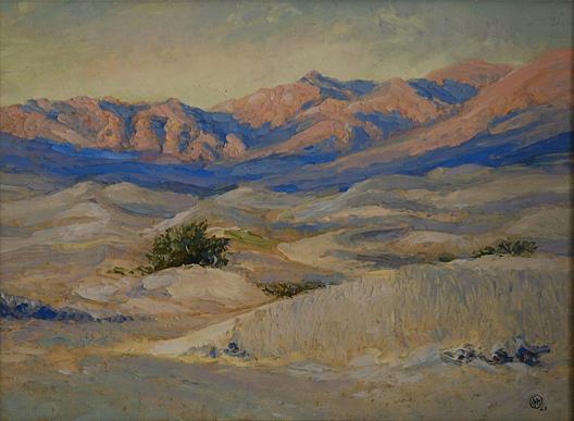 Sunset Hour In The Dunes, (painting) — Mary Agnes Yerkes
