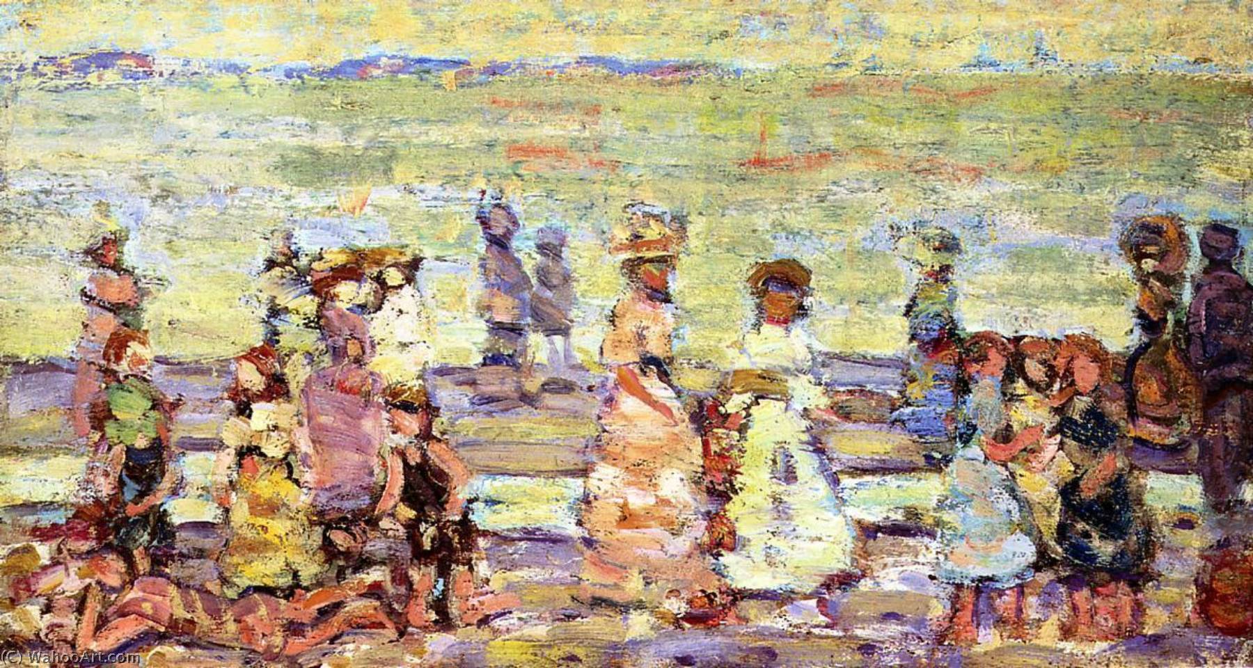 Maine Beach — Maurice Brazil Prendergast