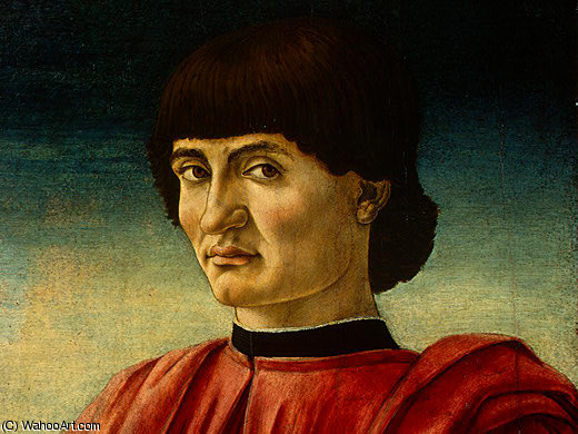 Portrait Of A Man, C.1450, Detalj 1, Ng — Andrea Del Castagno