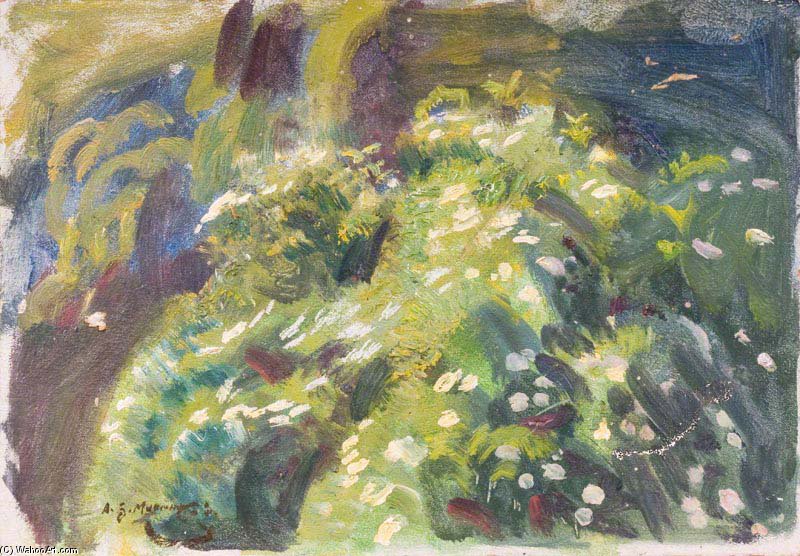 Study Of Blossom — Sir Alfred James Munnings