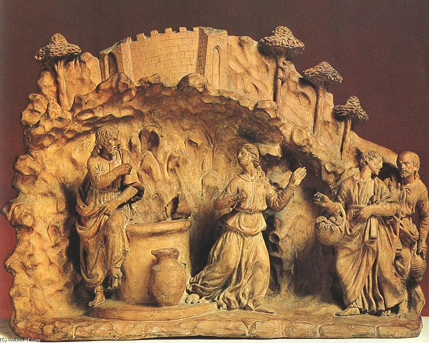 Christ And The Samarian Woman — Benedetto Da Maiano