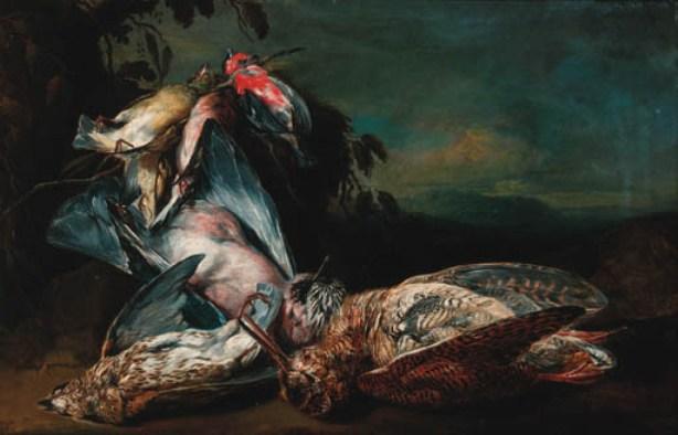 Dead Songbirds, A Jay, And A Snipe On A Bank — Jan Fyt (joannes Fijt)