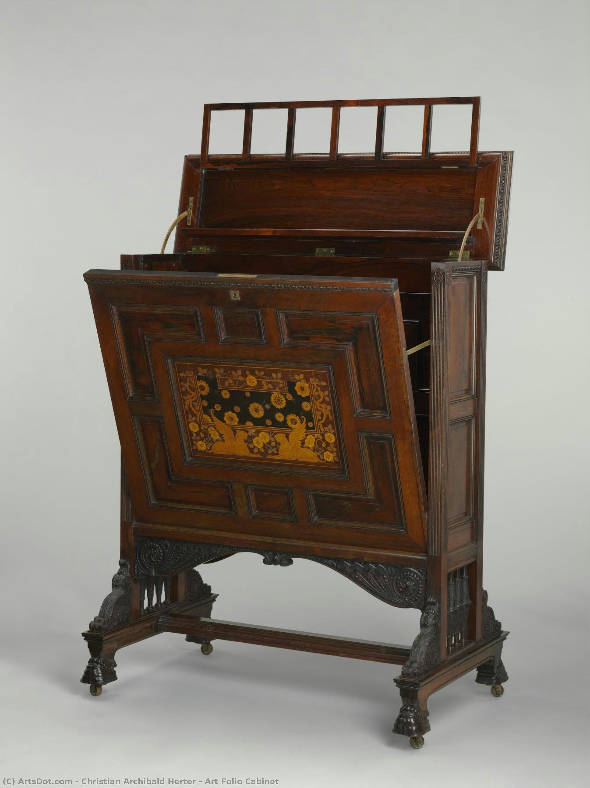 Art Folio Cabinet — Christian Archibald Herter
