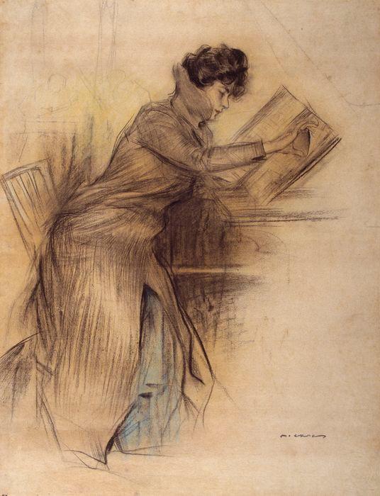 L'avenç. Original Per A Cartell — Ramon Casas I Carbó