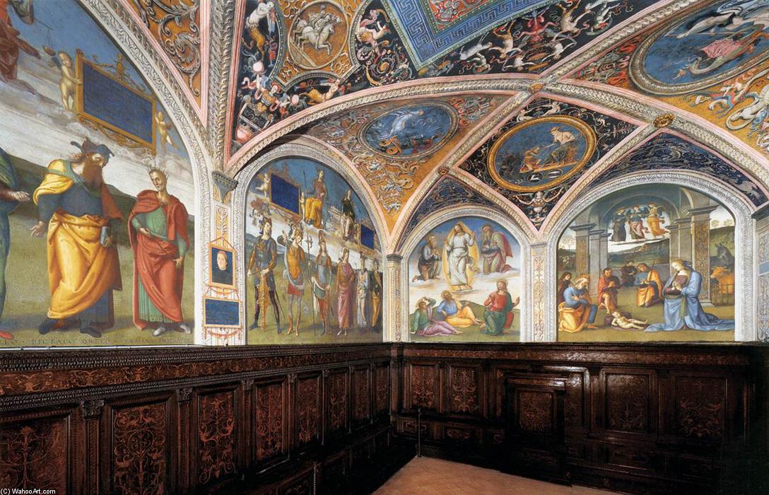 View Of The Sala Di Udienza — Vannucci Pietro (le Perugin)