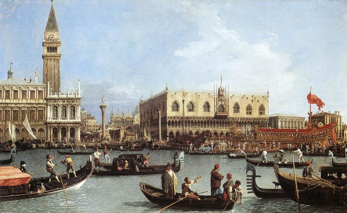 Return Of The Bucentaurn To The Molo On Ascension Day — Canaletto
