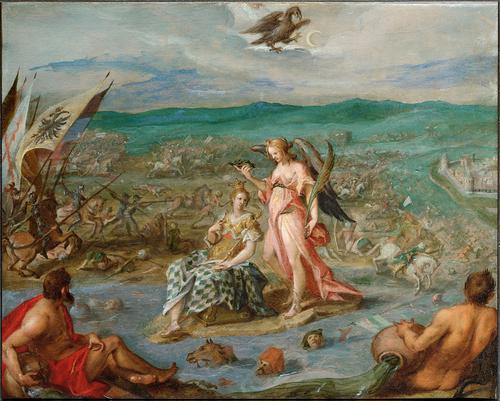 Allegory On The Battle Of Sisak — Hans Von Aachen