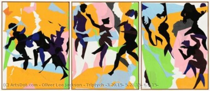 Triptych (3.20.15, 5.21.15, 6.8.15) — Oliver Lee Jackson