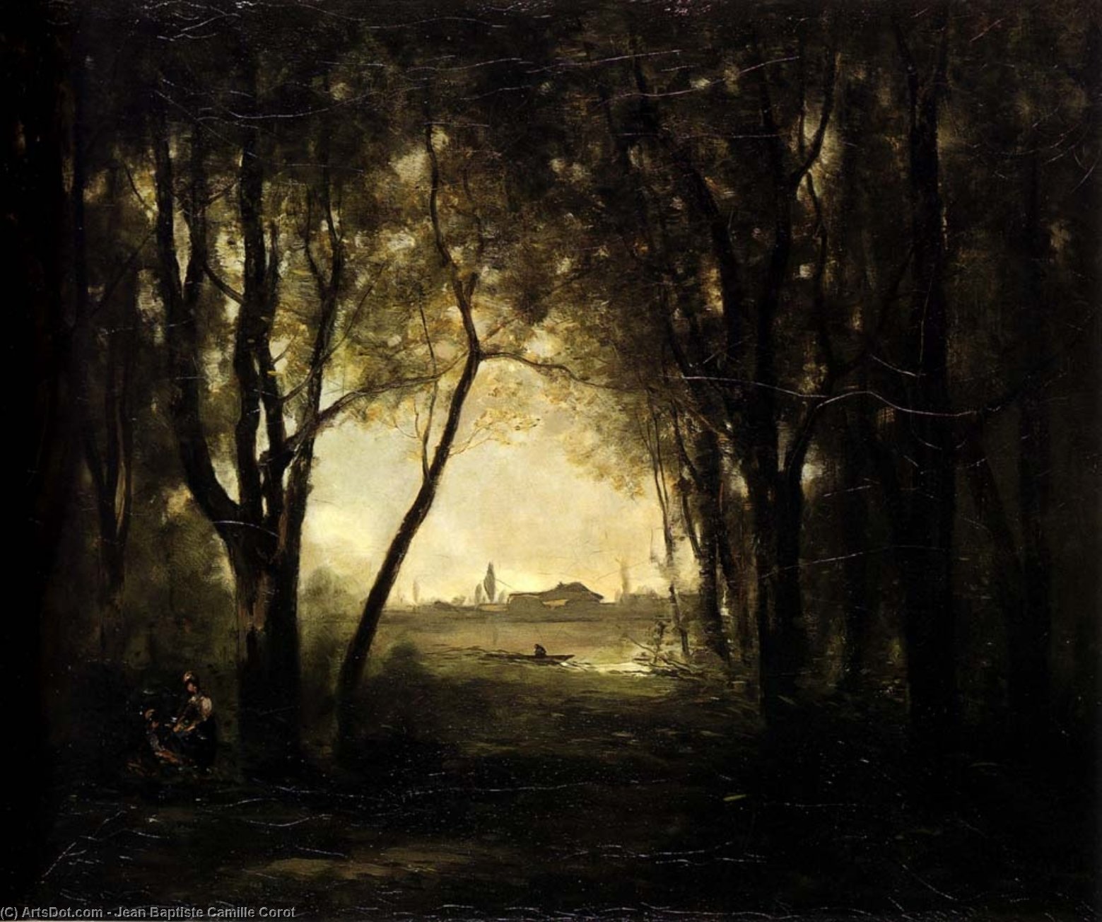 Landscape With A Lake — Žan-batist Kamil Korote