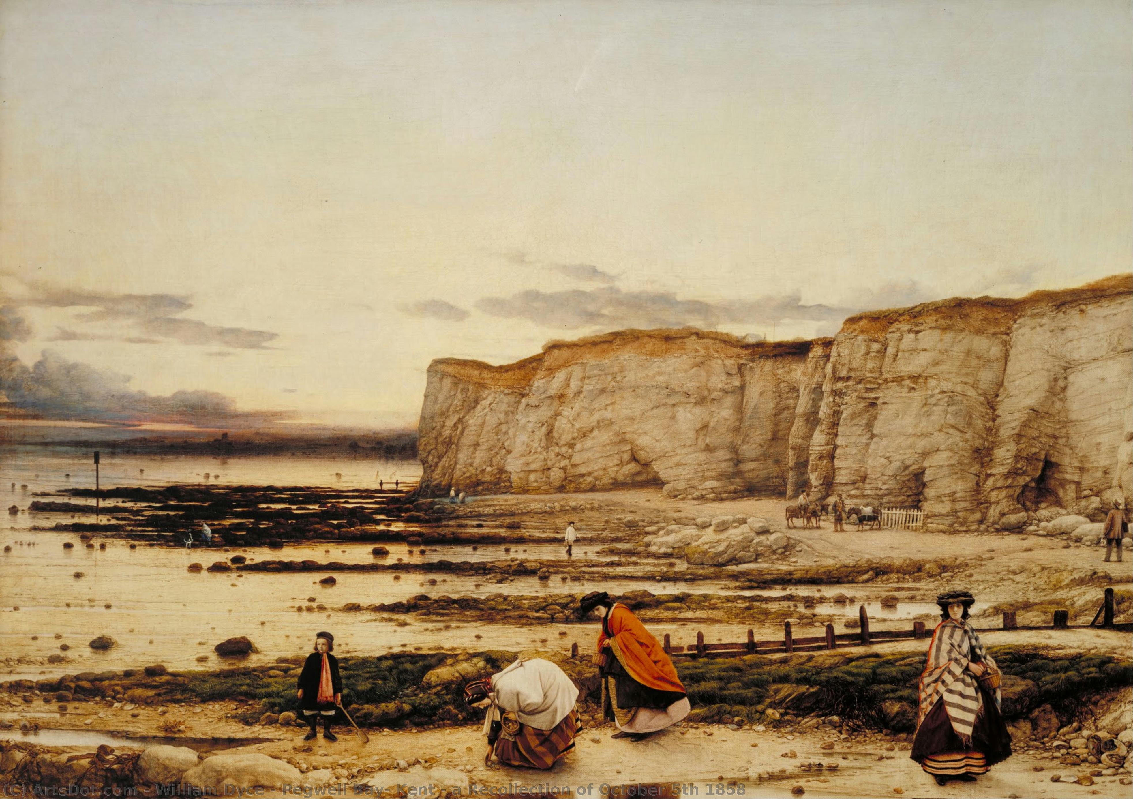 Pegwell Bay, Kent - A Recollection Of October 5th 1858 — Vilijam Dajs