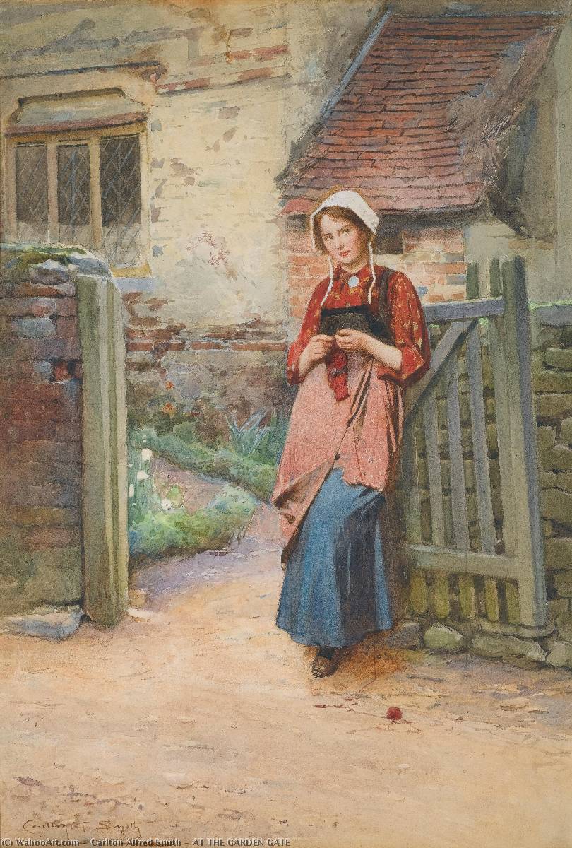 At The Garden Gate — Carlton Alfred Smith
