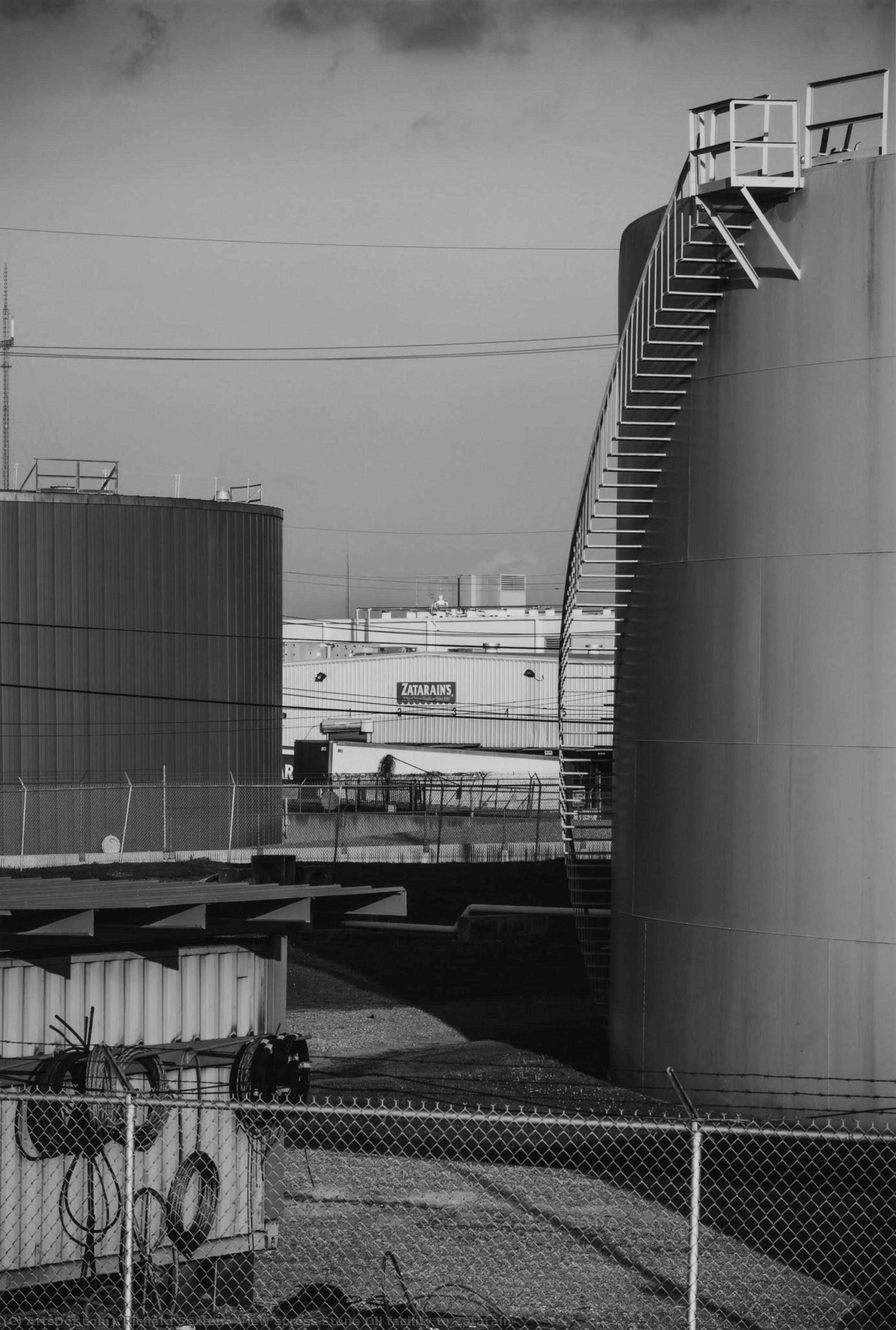 View Across Stone Oil Facility To Zatarain — リチャード・セクストン