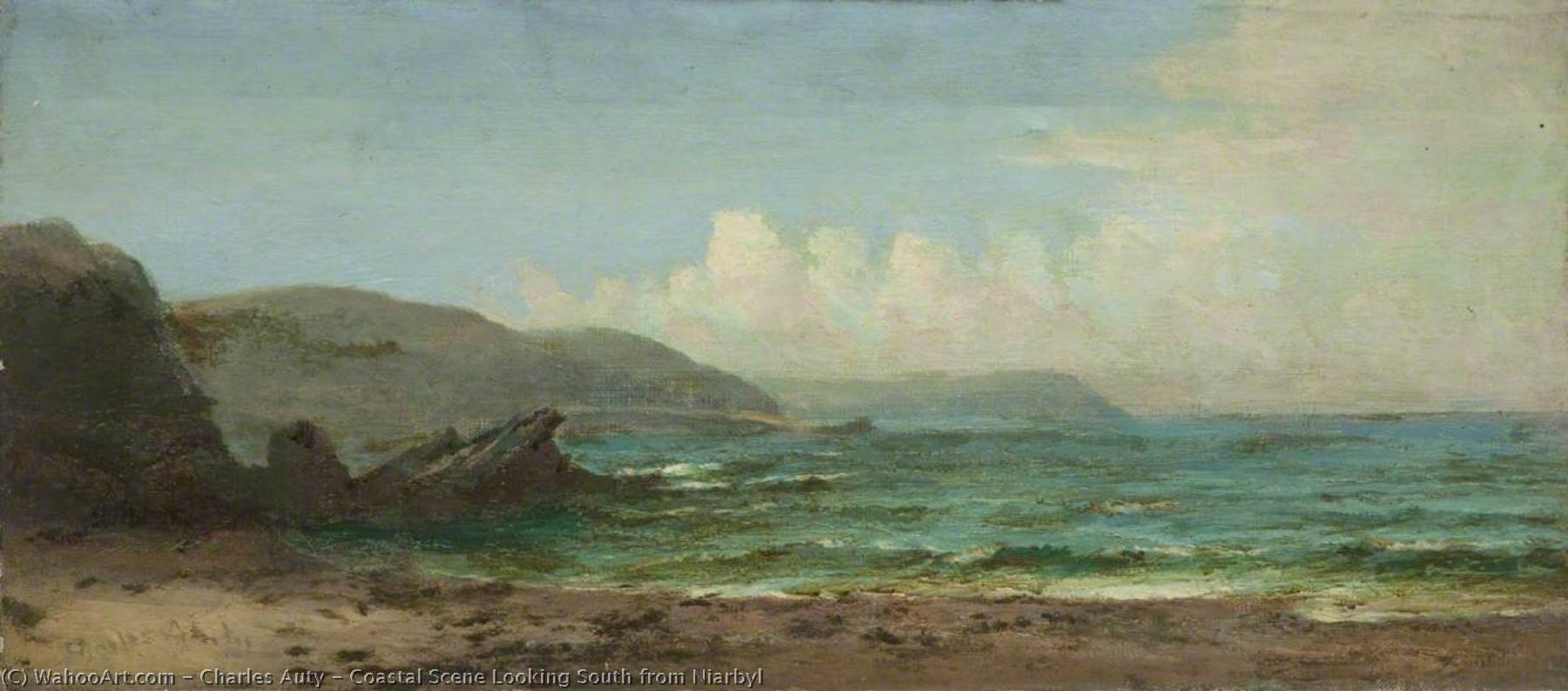 Coastal Scene Looking South From Niarbyl — Charles Auty