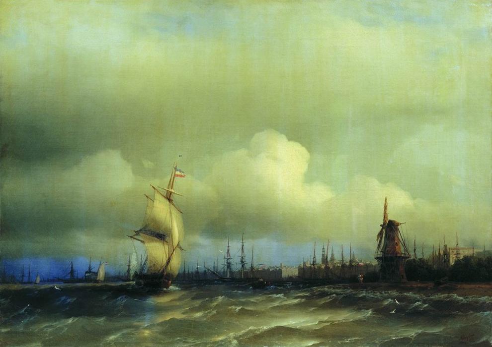 View Of Amsterdam — Иван Константинович Айвазовский
