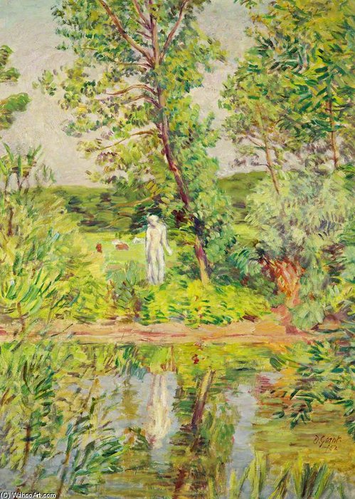 Landscape With Statue — Duncan Grant
