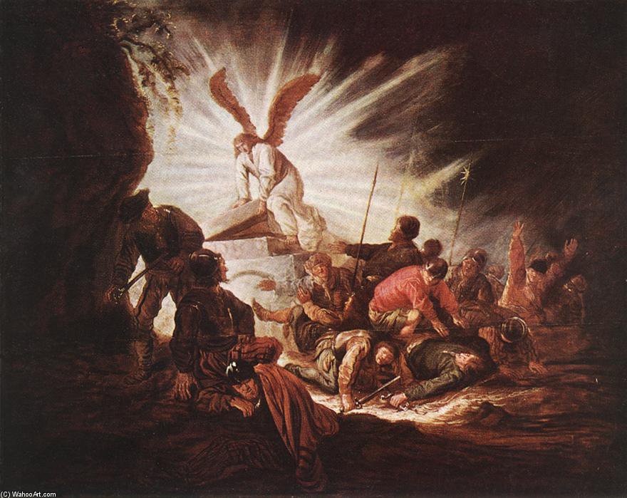 The Angel Is Opening Christ's Tomb — Benjamin Gerritsz Cuyp