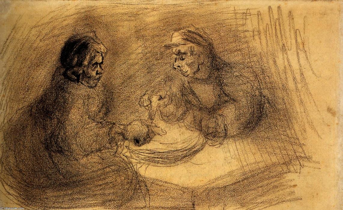 Mann Und Frau Beim Essen — Vincent Willem Van Gogh