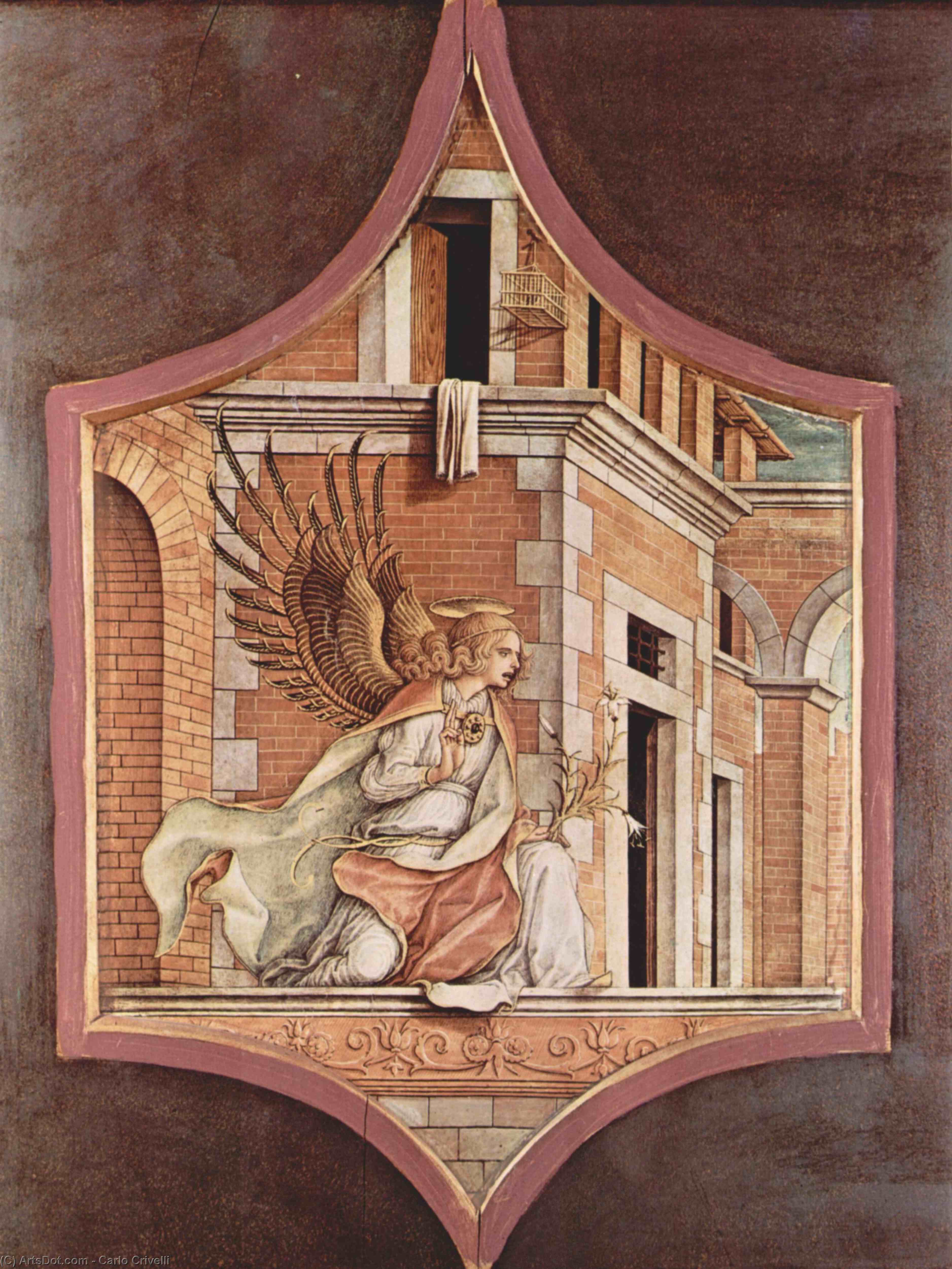 Annunciation Angel — Carlo Crivelli