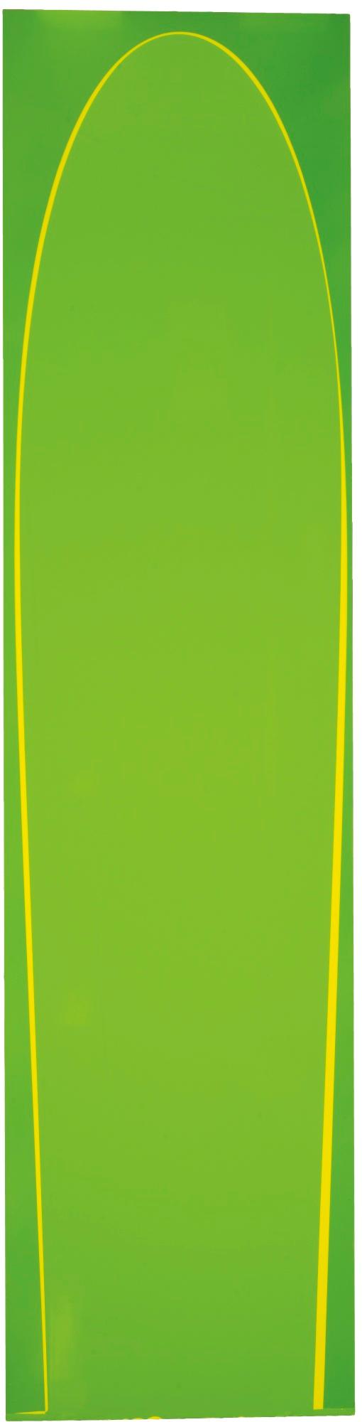 Poured Painting Green Yellow Green — イアン・ダベンポート