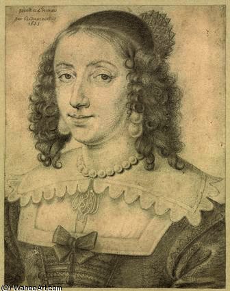 Portrait Of Queen Henrietta Maria — Daniel Dumonstier