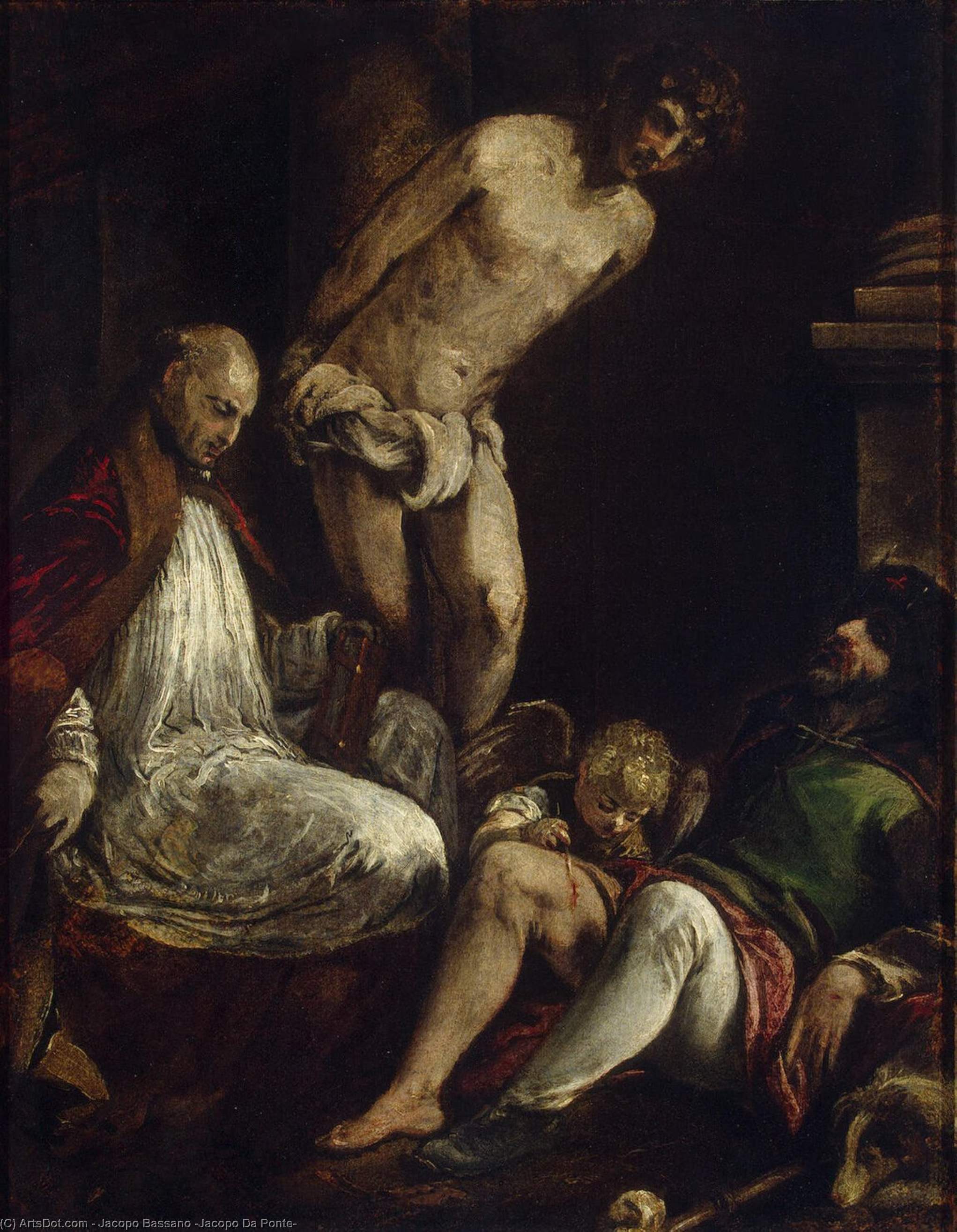 San Fabián, San Roque Y San Sebastián — Jacopo Bassano (jacopo Da Ponte)