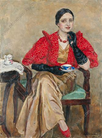 Portrait Of G. A. Egorova — Pyotr Konchalovsky