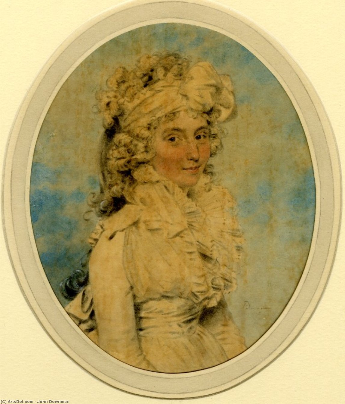 Portrait Of Mrs R Prinsep — John Downman