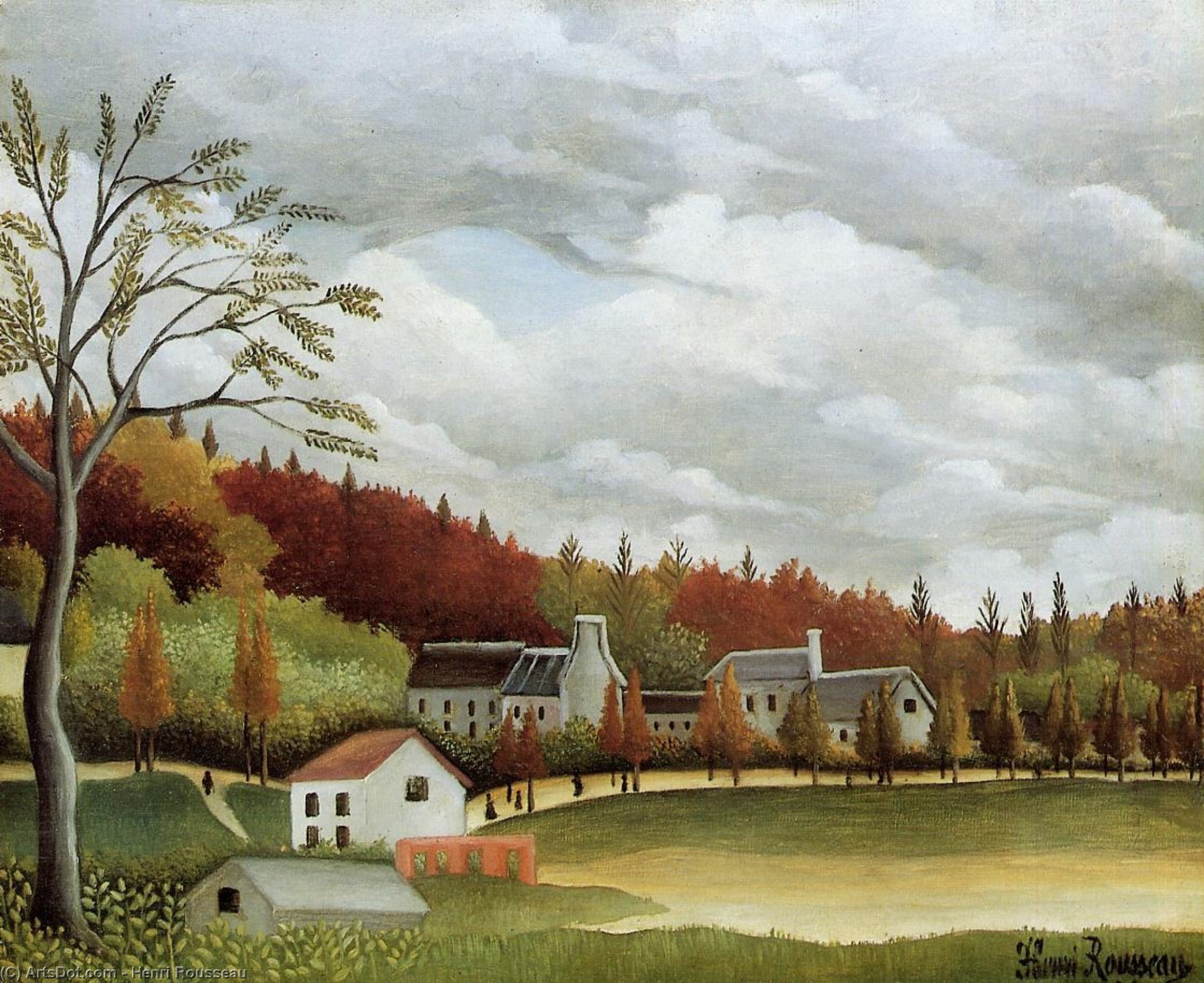 View Of Bievre-sur-gentilly — Henri Julien Félix Rousseau (le Douanier)
