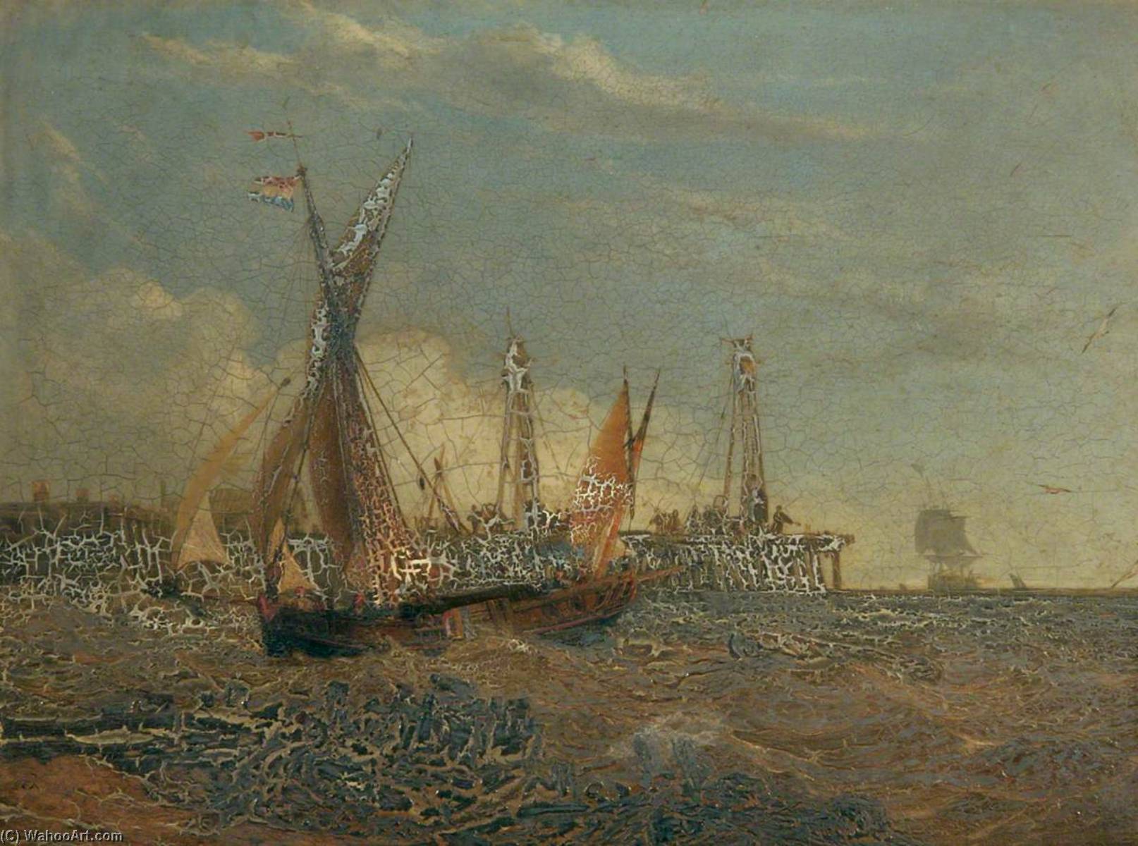 The Mouth Of The Yare, Norfolk — Miles Edmund Cotman