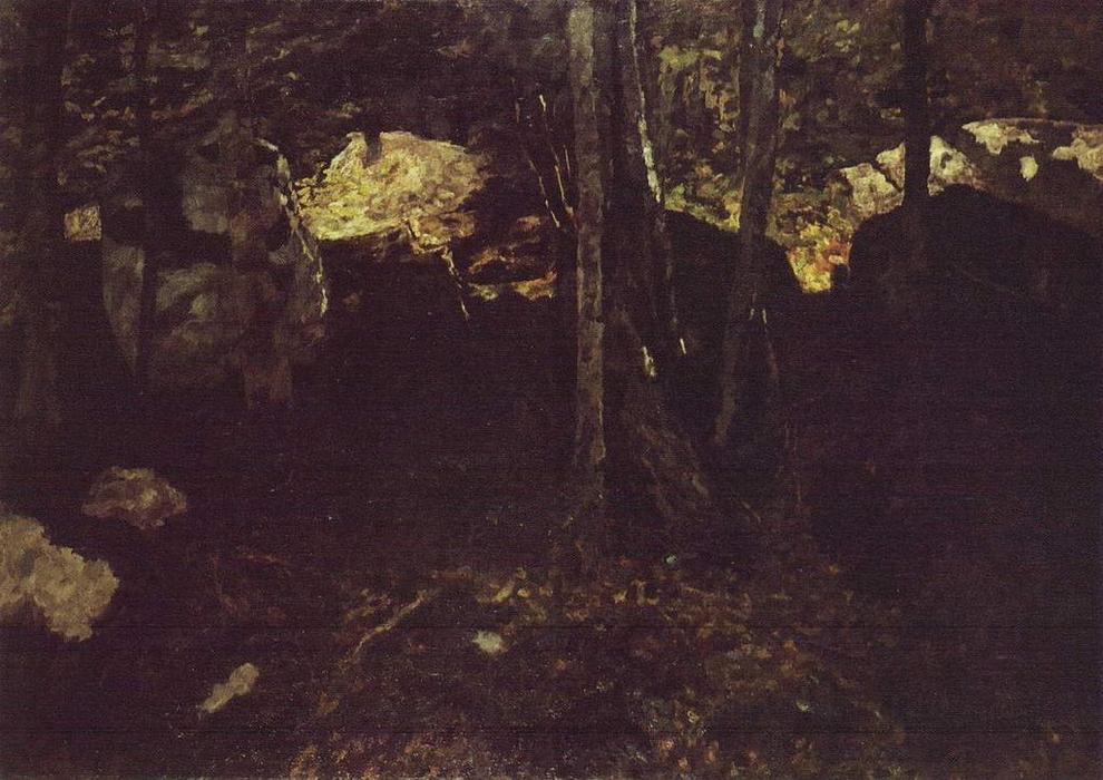 In The Forest, Saut Du Doubs — Carl Eduard Schuch