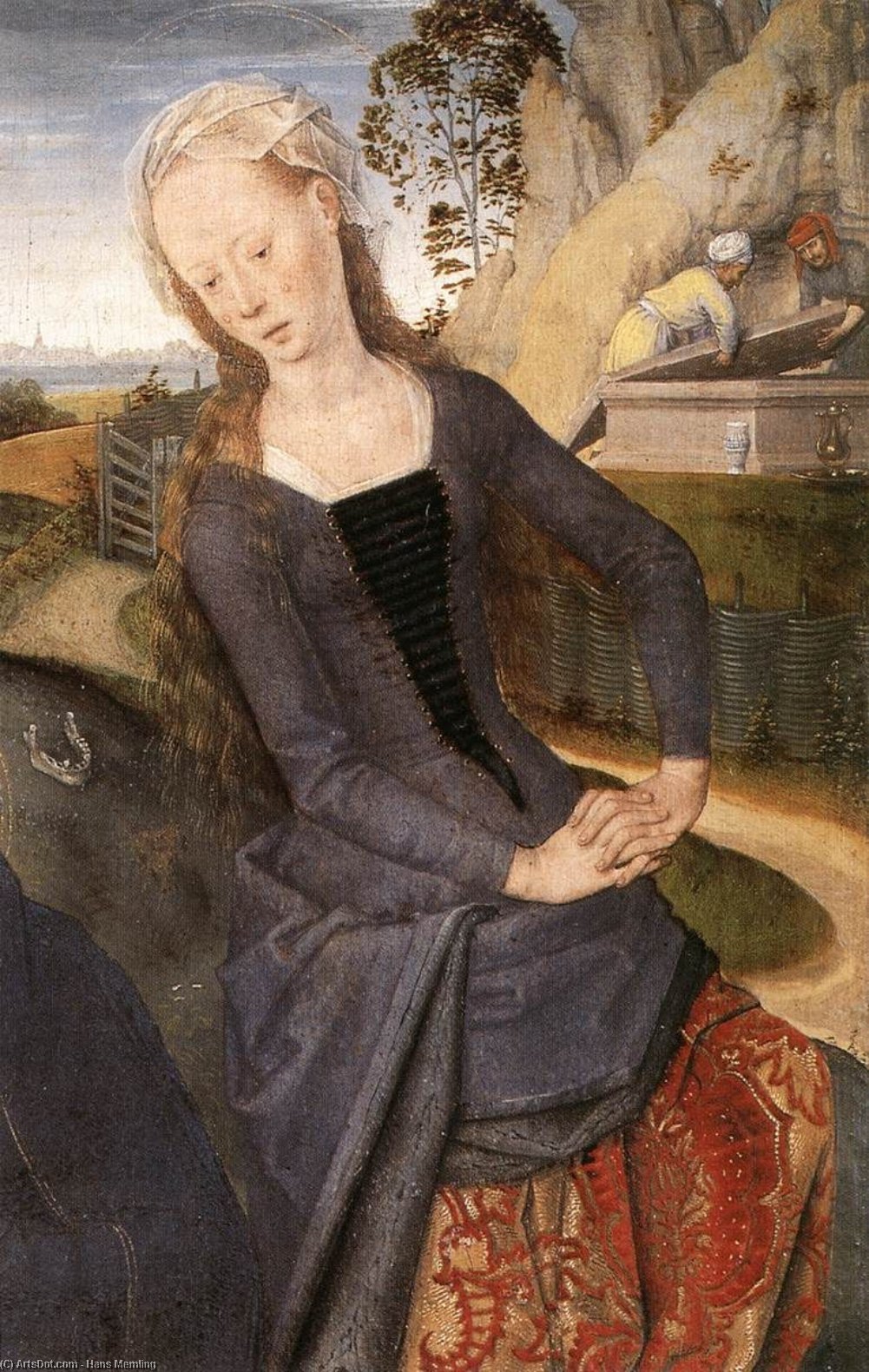 Triptych Of Adriaan Reins (detail 3) - (central Panel) — Memling, Hans