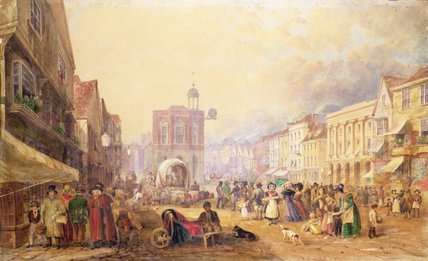 Maidstone High Street From Gabriel's Hill, — George Shepherd