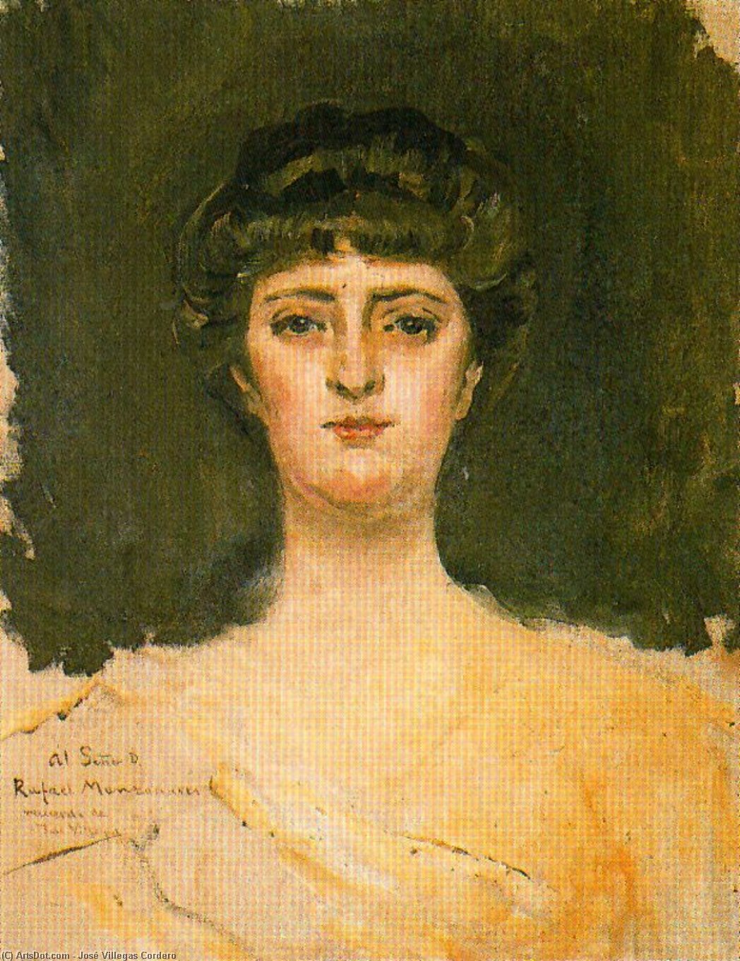 Portrait Of Mrs. Manzanares — ホセ・ヴィジェガス・コルドロ