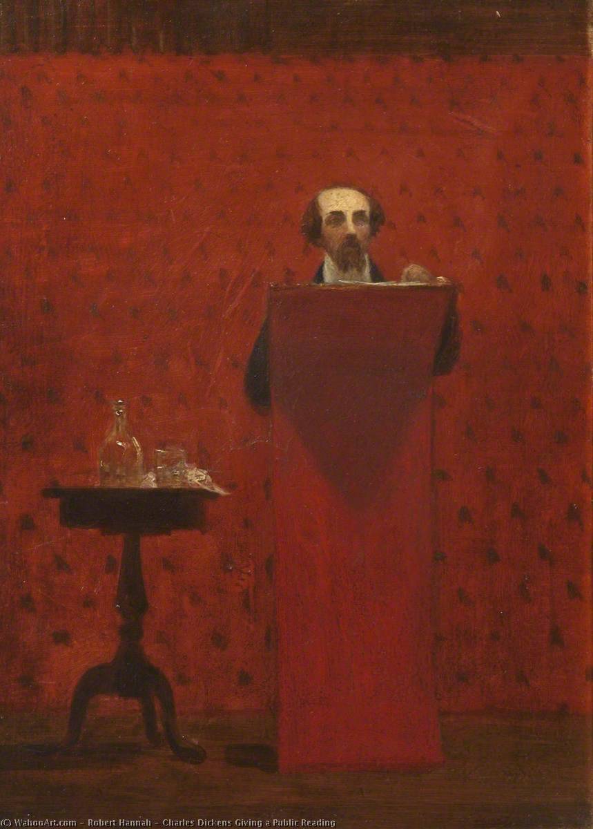 Charles Dickens Giving A Public Reading — Robert Hannah
