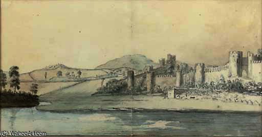 The Battlements Of Conway Castle — Moses Griffith