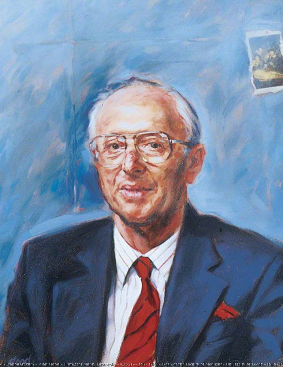 Professor Monty Losowsky (b.1931), Md, Frcp, Dean Of The Faculty Of Medicine, University Of Leeds (1989–1994) — Alan Flood