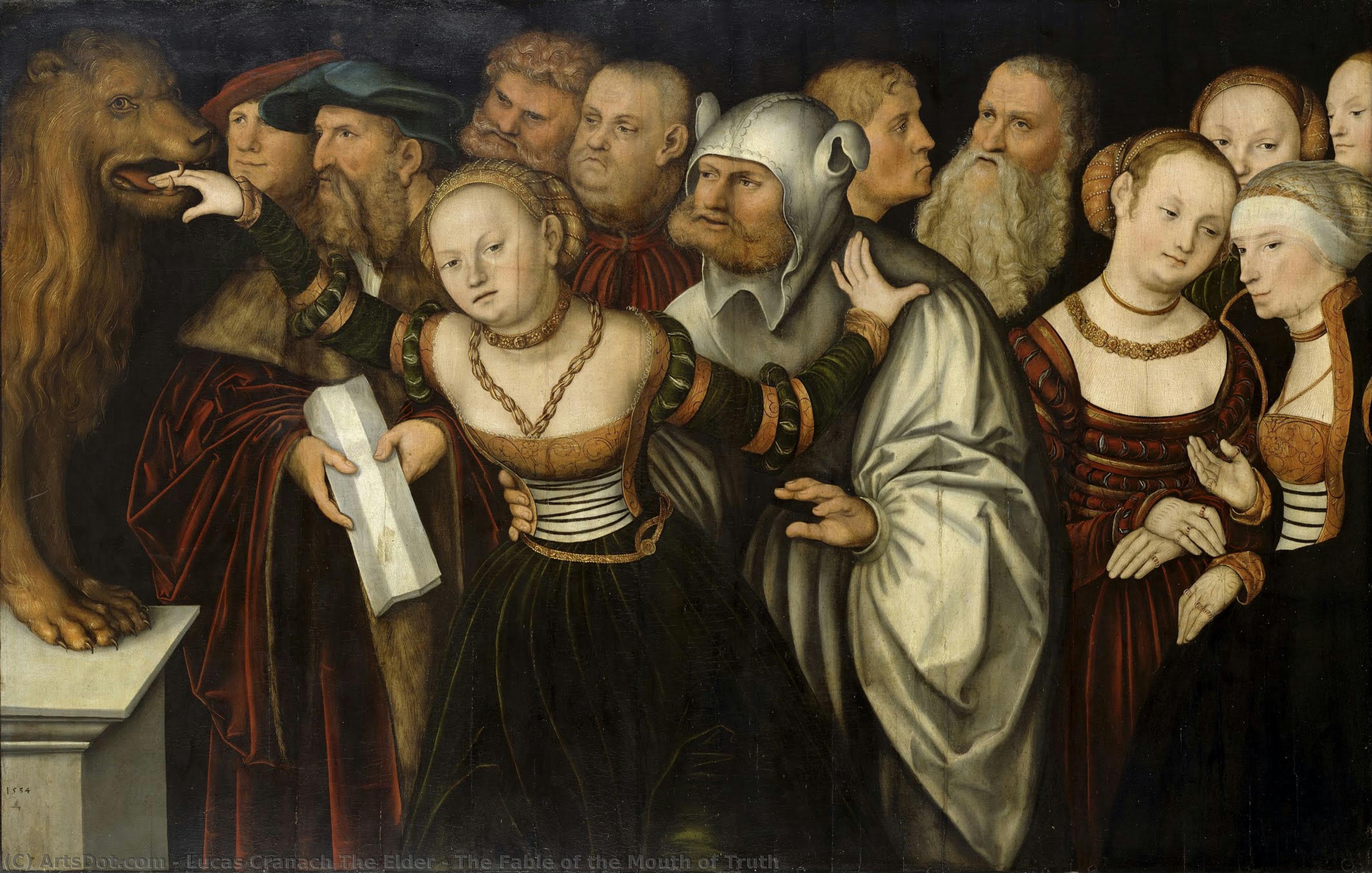 Die Fabel Vom Wahrheitsmund — Lucas Cranach Der Ältere