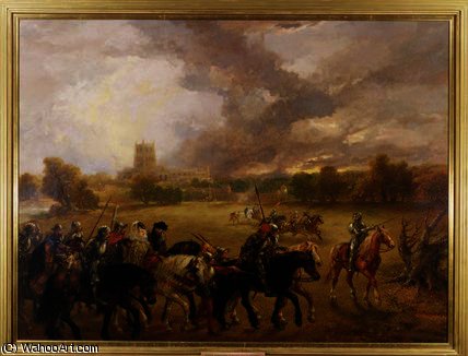 Queen Margaret Of Anjou Taken Prisoner — John Gilbert