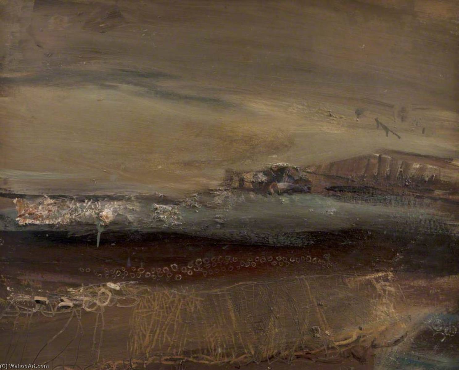 Salmon Nets On The Shore — Joan Kathleen Harding Eardley