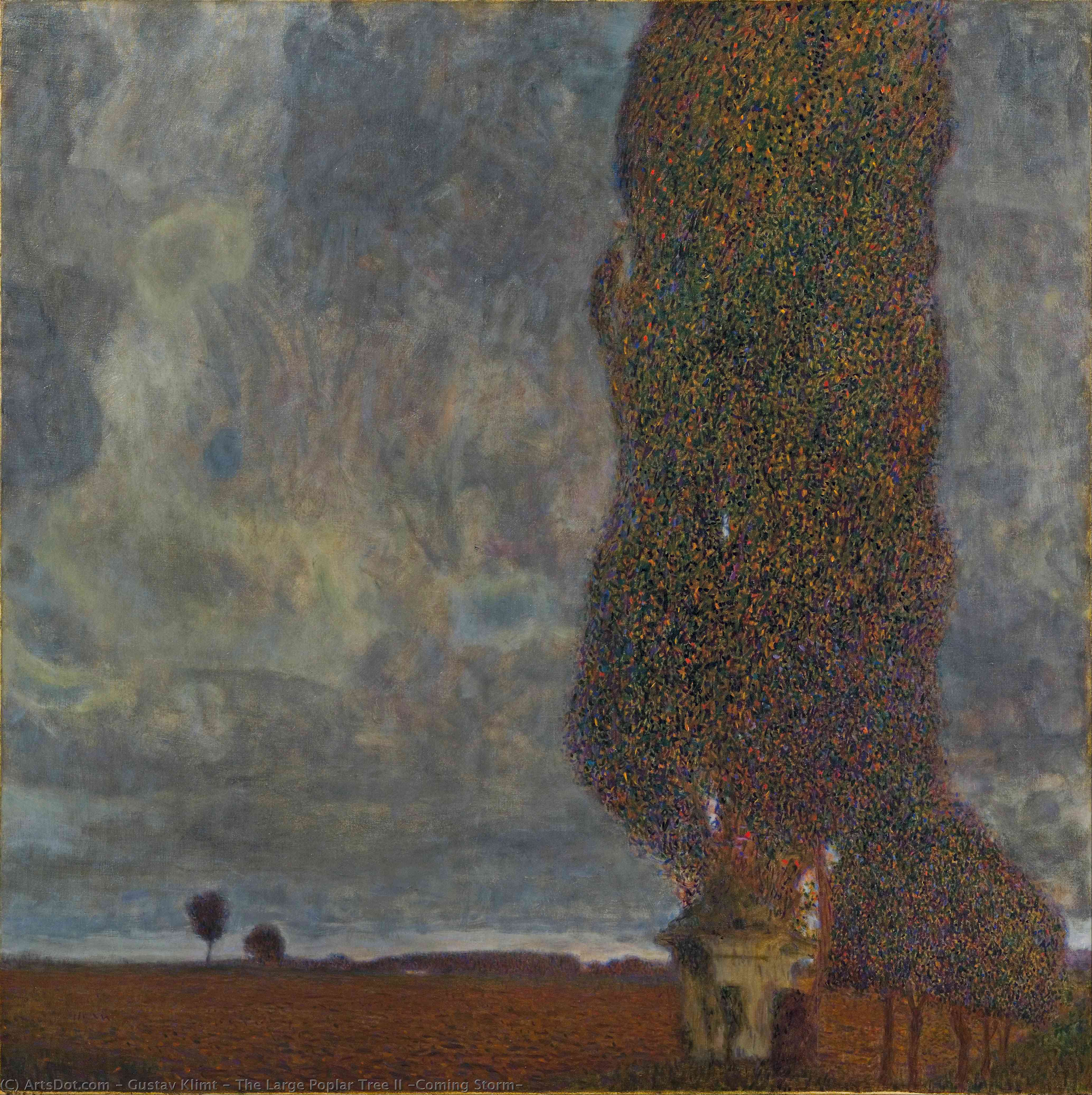 The Large Poplar Tree Ii (coming Storm) — Gustav Klimt