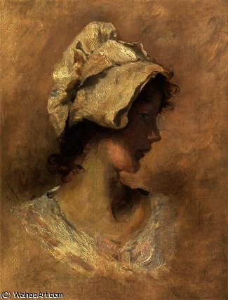Head Of A Woman — George Elgar Hicks