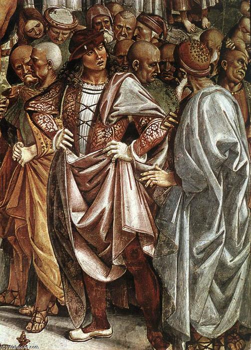 Sermon And Deeds Of The Antichrist (detail) — Luca Signorelli